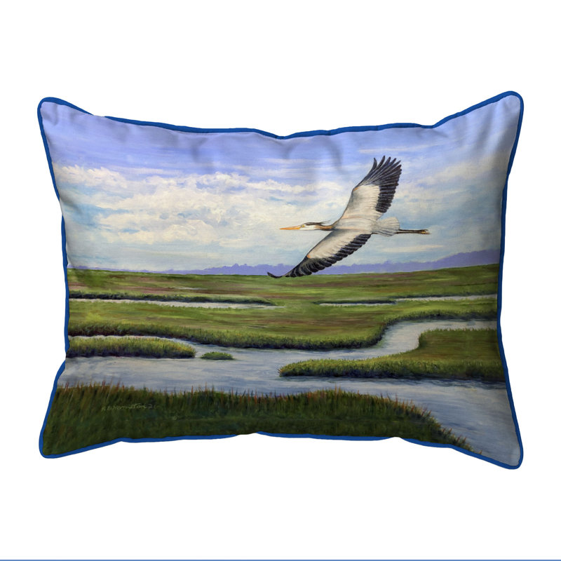 Coussin intérieur / extérieur Marsh Flying, 16 po x 20 po