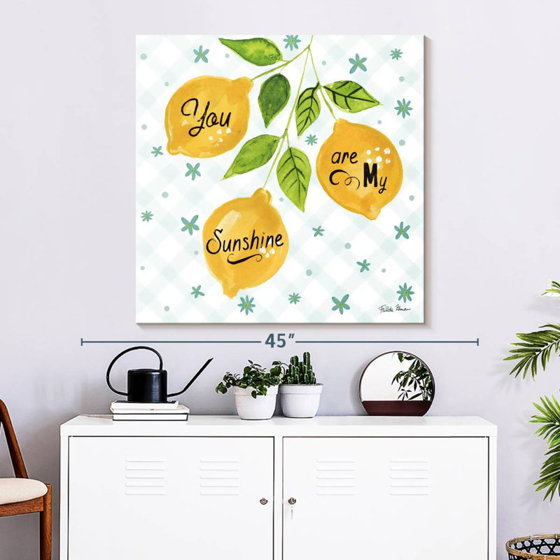 Mellow Yellow V, 33" H x 33" W
