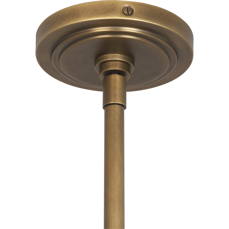 Luminaire suspendu conique 1 lumière Rico Espinet Arial, Laiton chaleureux
