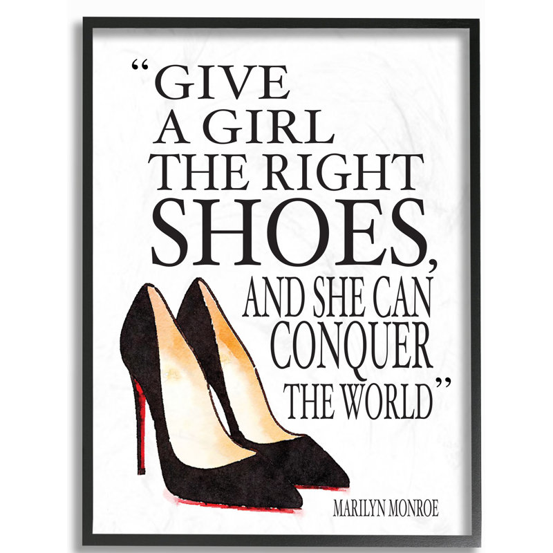 « styleing designer chaussures inspiration word », impression, Giclée encadrée noir minuit, H 14 po x l 11 po