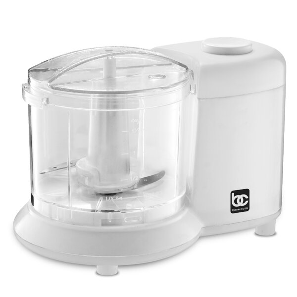 Aemego Mini Food Processor 1.5 Cup Meat &Vegetable Electric Food Chopper  Detachable Small Food Grinder with Stainless Steel Blade for Dicing Mincing