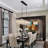 Dimmable Tiered Rectangle Chandelier With Crystal Accents-716270746-792016062