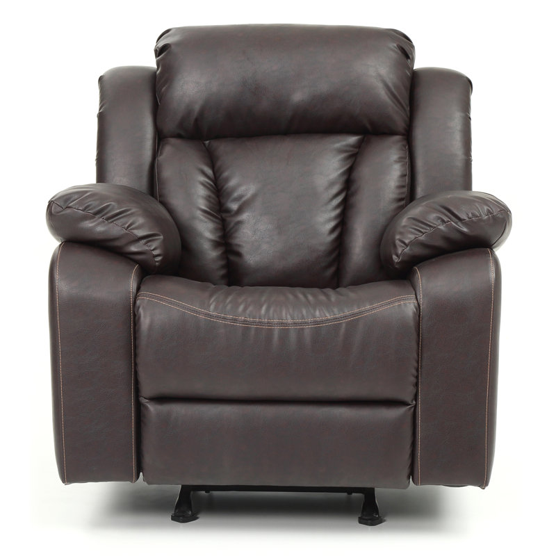 Fauteuil inclinable Daria, brun foncé, Marron foncé