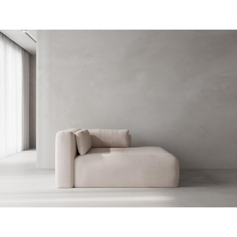Chaise longue Freddie, Ivoire Nevis