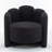 Sherpa Upholstered Barrel Chair-1867781355