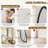 Full Length Mirror, Tear Drop Style Floor Mirror with Stand,Standing Hanging Leaning Irregular Mirrors-313875965-313875966