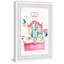 «Pink Bed Reading» - Reproduction d'art sur toile encadrée-26009708-33455706