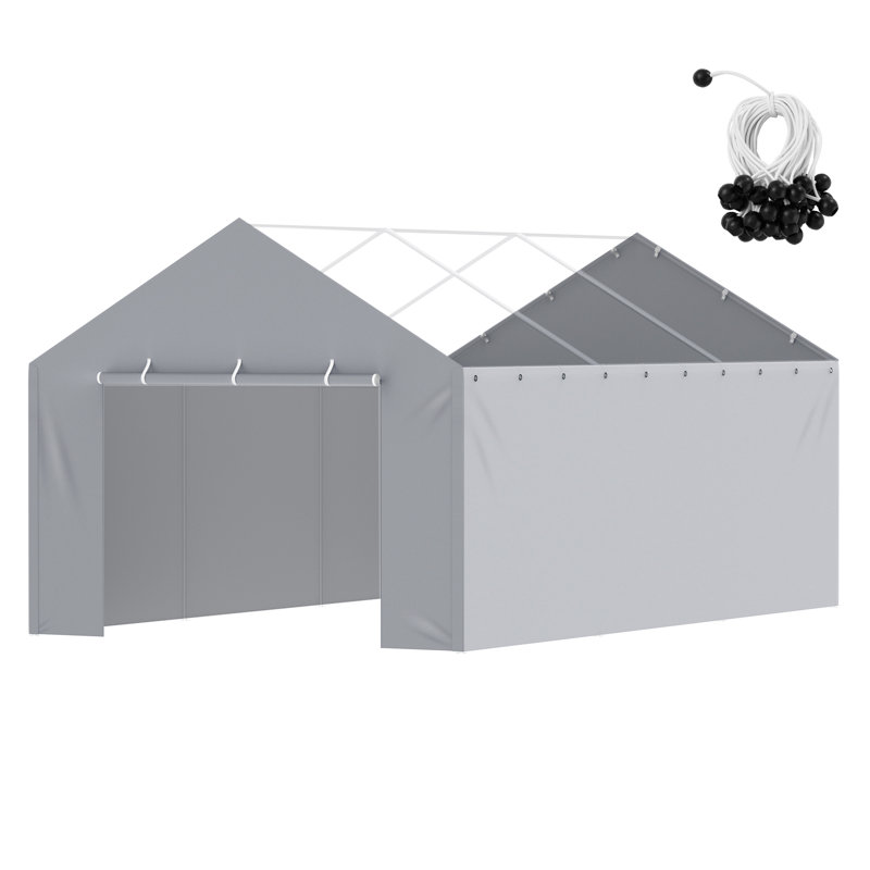 Toit en plastique gris pour voile d'ombrage VEVOR