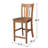 Drilon 3 - Piece Counter Height Solid Wood Dining Set-1620498544-1620470495