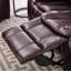 Chaise de salon inclinable en cuir Ultimate Comfort