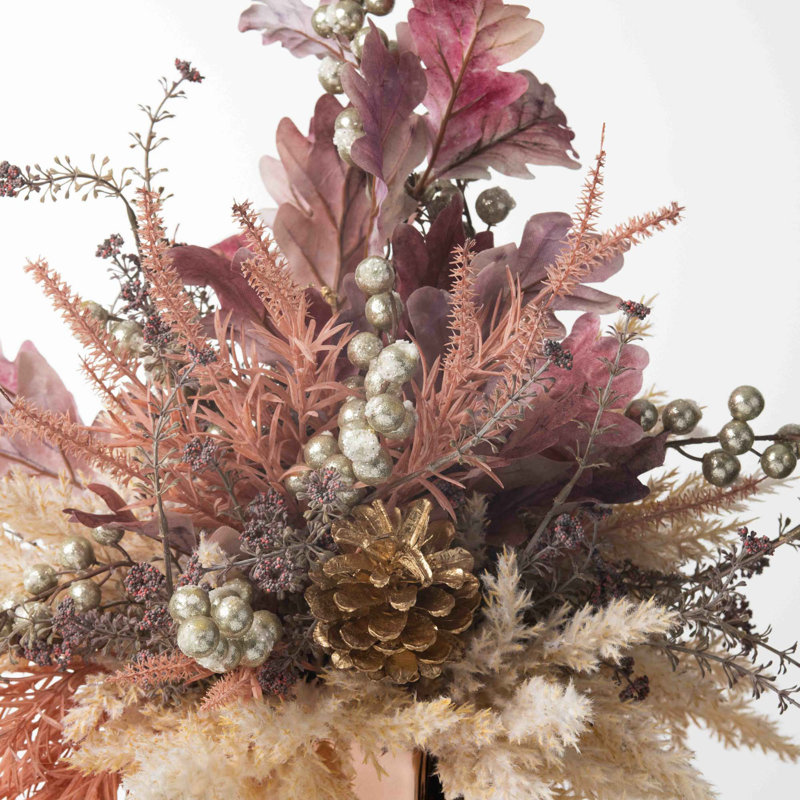Arrangement floral mélangé en pot