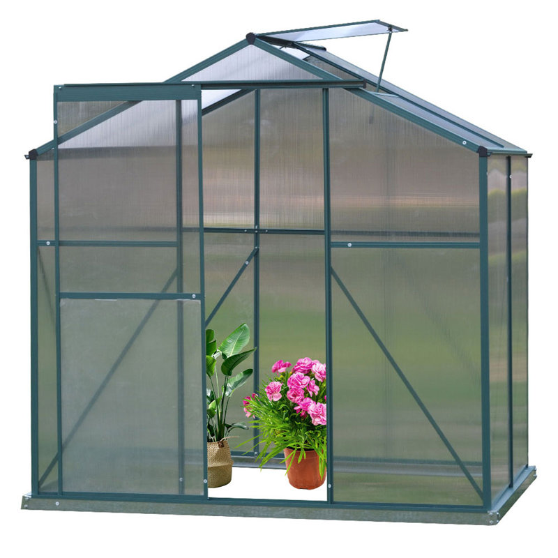 Greenhouse with Window Opening