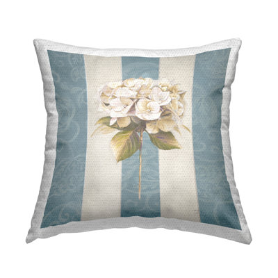 Leaf Sprigs Collage Decorative Printed Throw Pillow by Cheryl Warrick