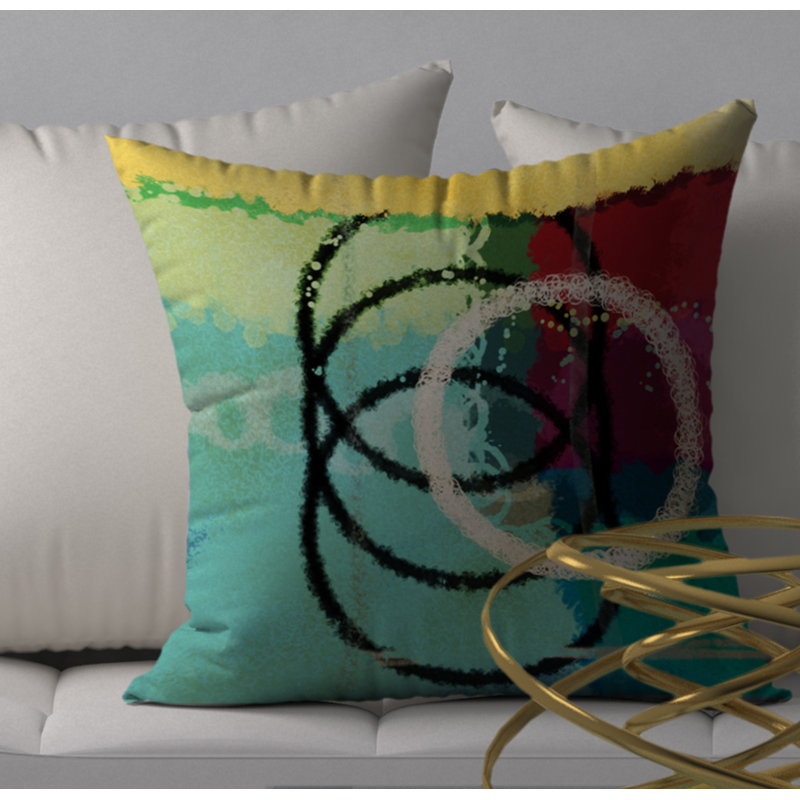 Reversible Throw Pillow, 18" x 18"
