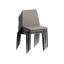 Chaise d'appoint empilable Trappe - Taupe - Gris