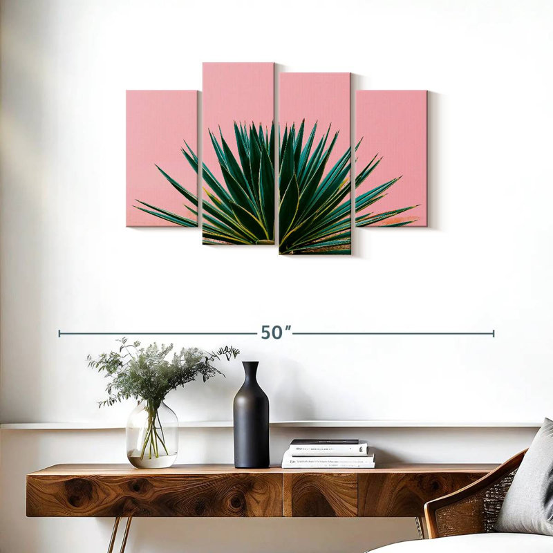 Harnek Contemporary Succulent, H 22 po x l 36 po