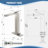 12"H Solid Brass Single Handle Single Hole Vessel Sink Bathroom Faucet with Drain Assembly with Deck Plate-100234074-94592379