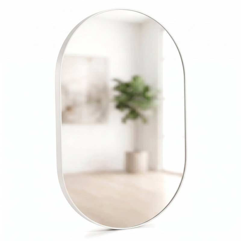 Miroir mural FINE FIXTURES, Satin White