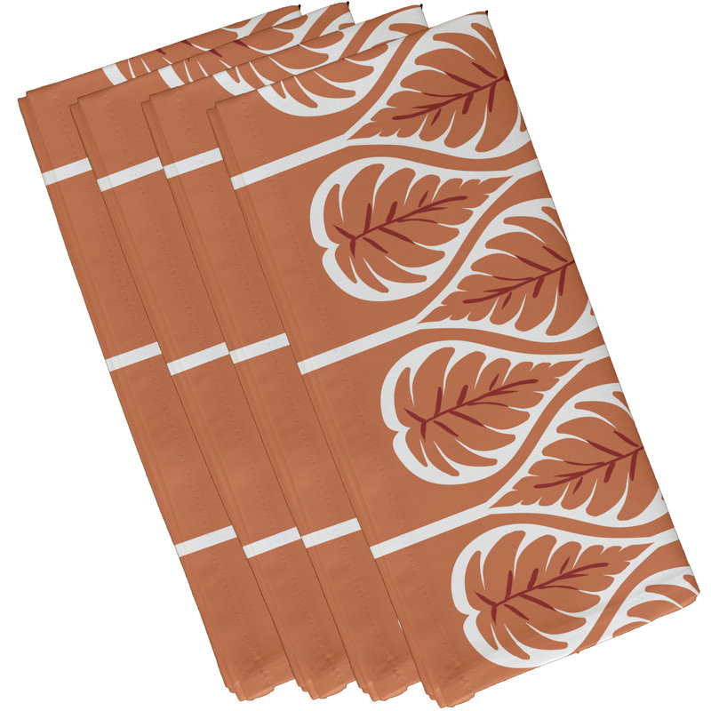 Ensemble de serviettes 4 pièces Albizia, Corail