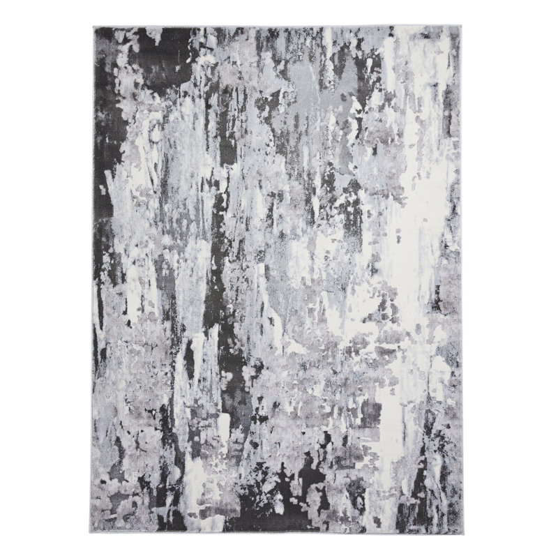 Minta area rug Machine Woven Rectangle Grey, Rectangle 160 x 220cm