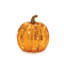 LED Mercury Glass Pumpkin Décor