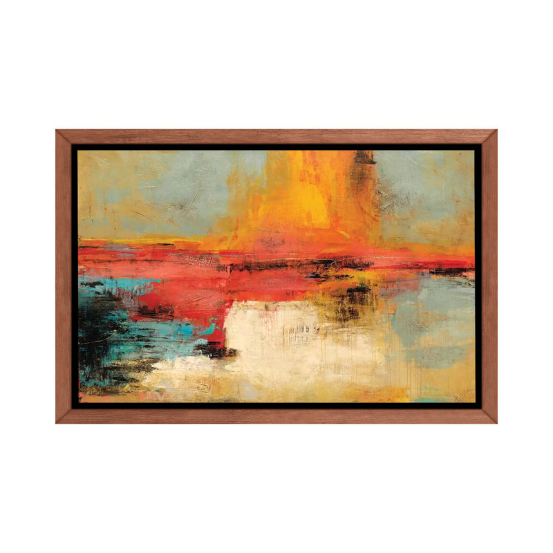 «Acertijo» - Reproduction, H 26 po x l 40 po x 1,5 po, Toile avec cadre en bois classique