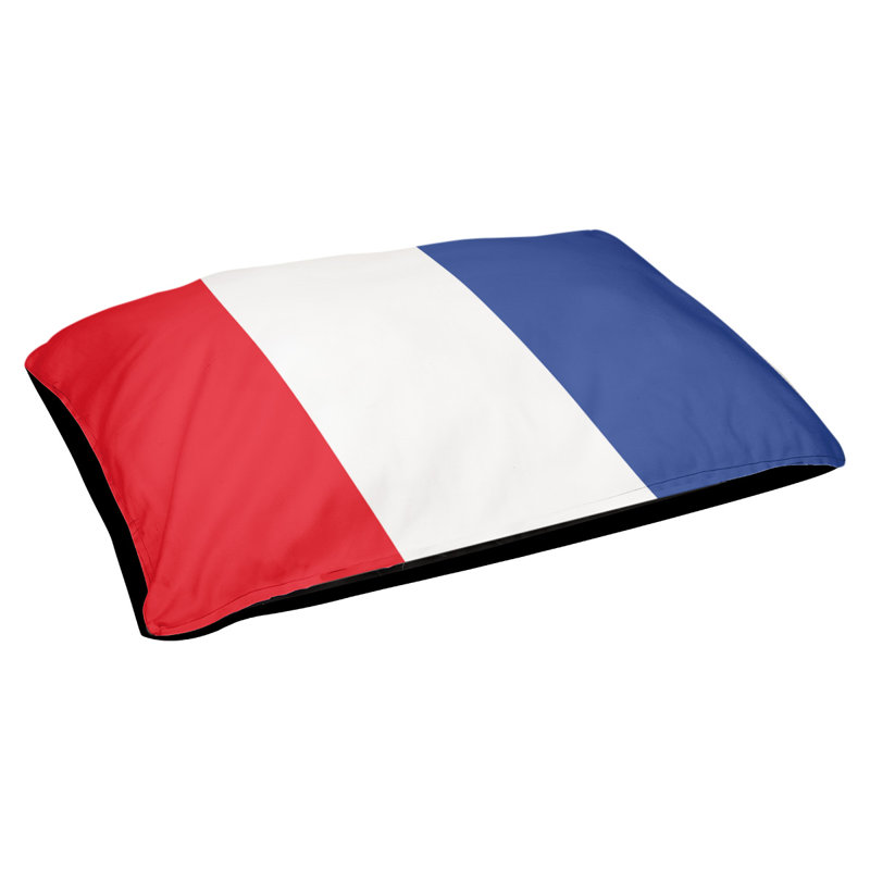 Coussin Atlanta, Moyen (l 28 po x P 18 po x H 9,5 po), Red/White/Blue