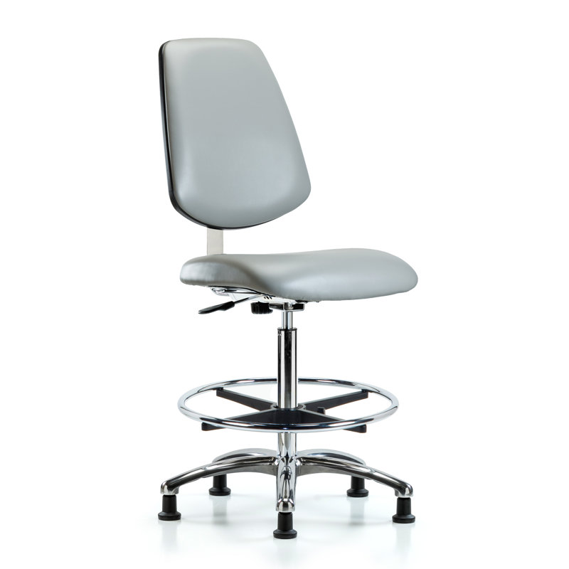 Chaise de dessin Kendal, Colombe, Patins