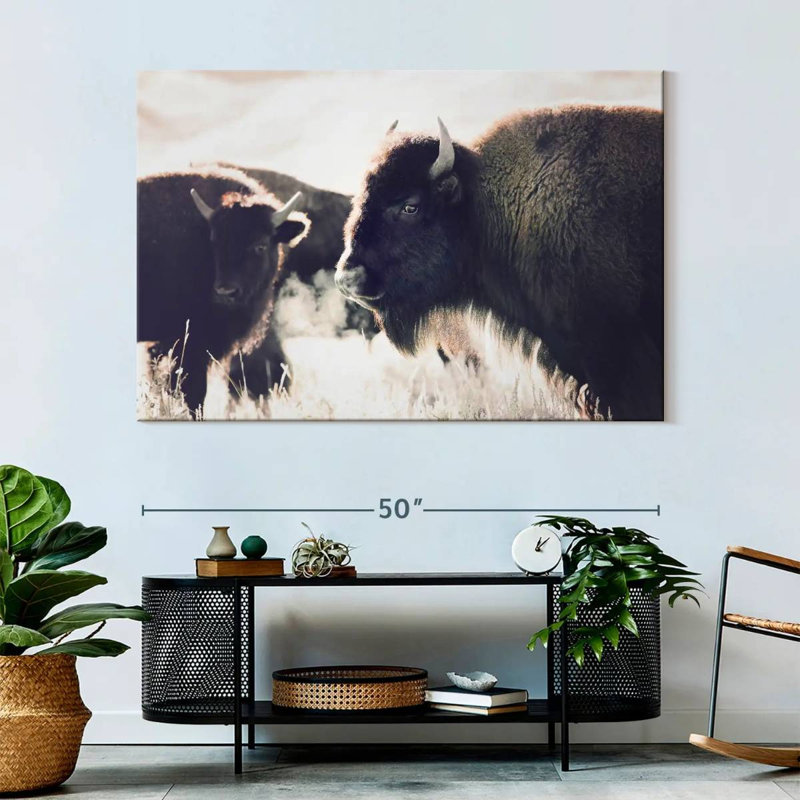 Brampt Buffalo Pasture, 34" H x 51" W