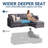 4-Piece Modular Cloud Couch Reversible Sectional with Ottoman-1530037034