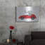  «Éléphant dans une voiture» par Rachel Nieman, art mural en métal, 36 po x 24 po