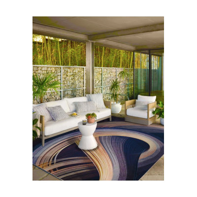 Tapis tissé et lavable à motif en forme de Jupiter