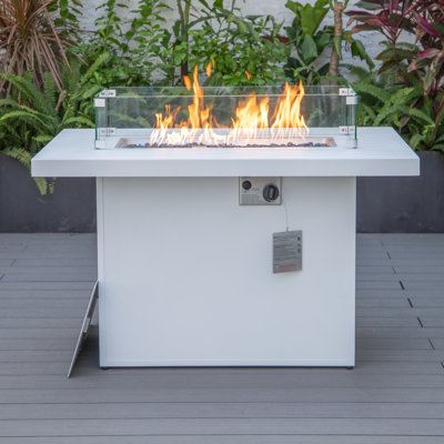 Table de foyer d'extérieur au propane Chelsea