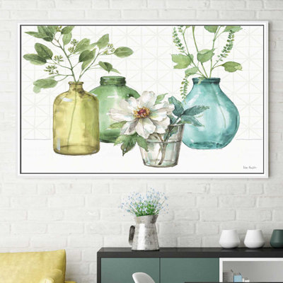 «Mixed Greens LXI», reproduction de peinture à l'aquarelle sur toile