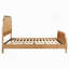 Grand lit plateforme tissé Cane