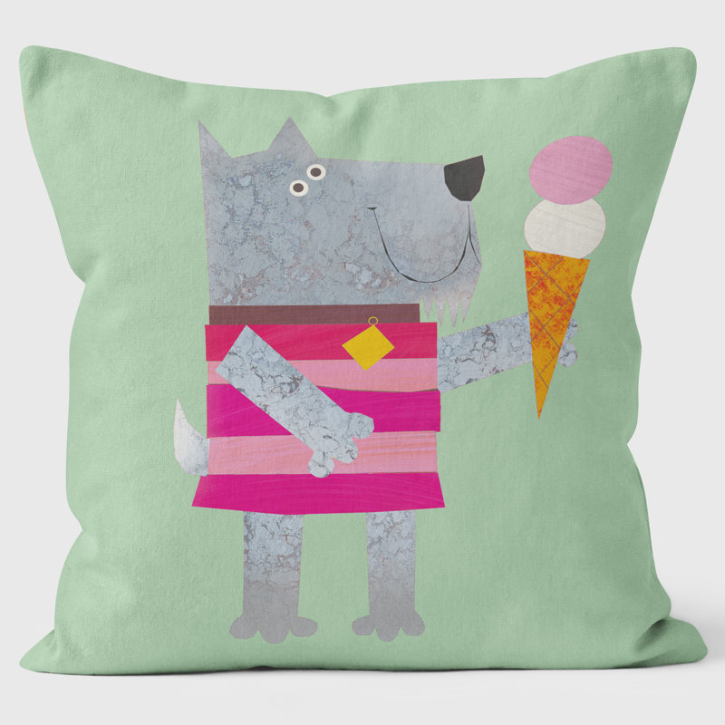 Dog Ice Kali Stileman Cushion