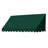 IDM Worldwide 72'' W x 21'' D Fabric Cover Retractable Door / Window Awning-14122573