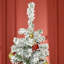 ? Décoration de Noël? Arbre de Noël artificiel enneigé avec branches de pin, baies de pommes de pin, ouverture automatique-1391191904