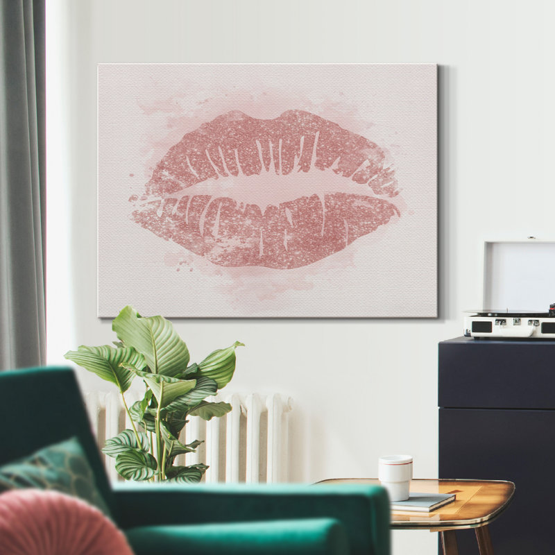 «Blush Blush Baby», reproduction sur toile tendue, H 27 po x l 18 po x P 1 po