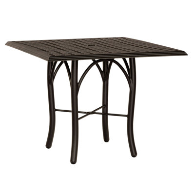 Table carrée avec parasol Bistro