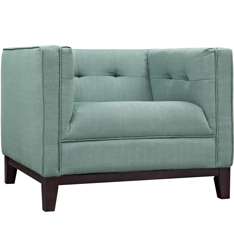 Fauteuil Modway Serve, Polyester bleu lagon