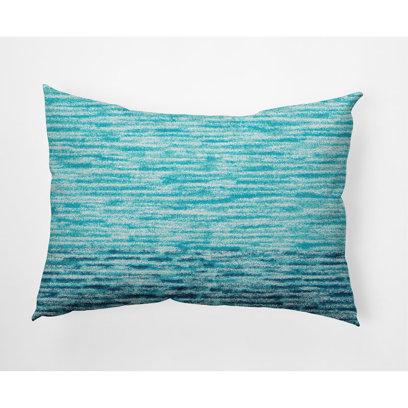  Coussin lombaire intérieur / extérieur Ocean View, Bleu sarcelle