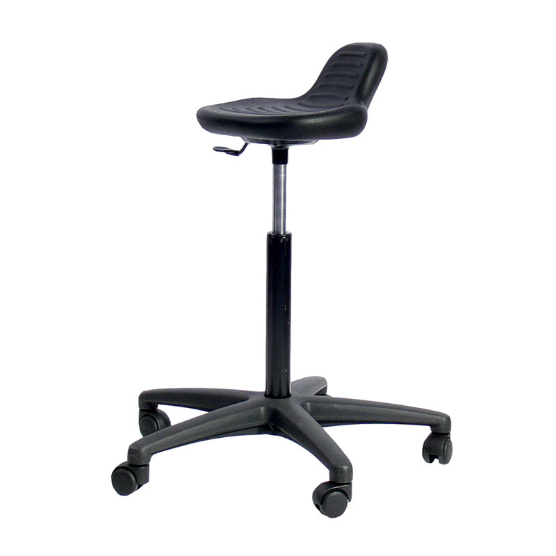 Adjustable Height Ergonomic Stool with Removable Casters/Wheels