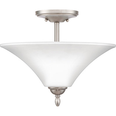 Newfane Glass Semi Flush Mount