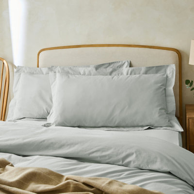 Stiliana 300 Thread Count Oxford Border Superking Pillowcase Pair