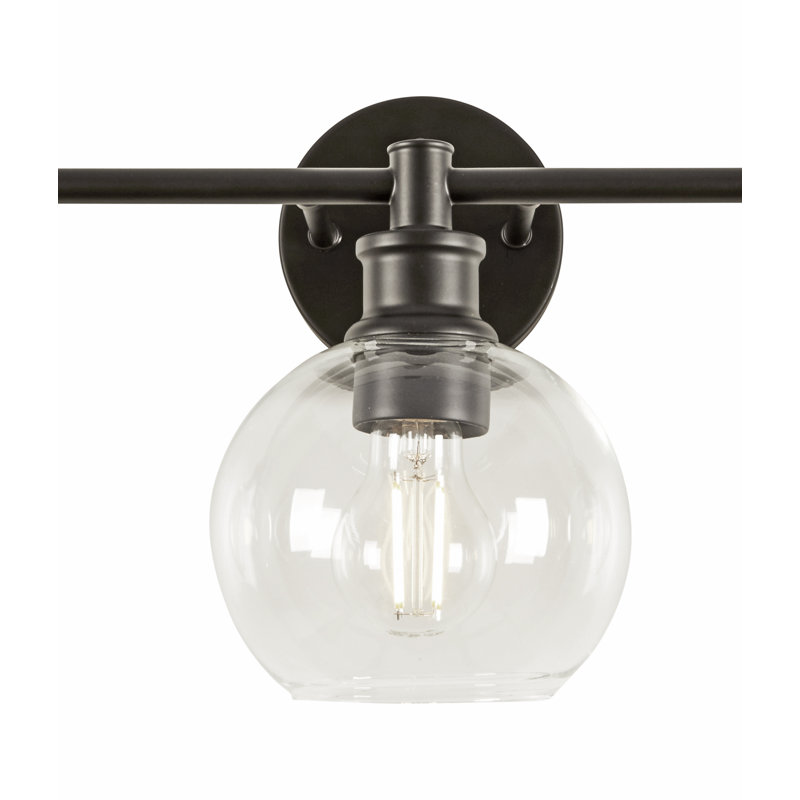 Lyndzey 3 - Light Dimmable Vanity Light, Black