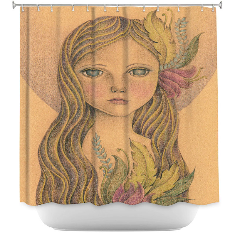 Rideau de douche simple In Her Hair