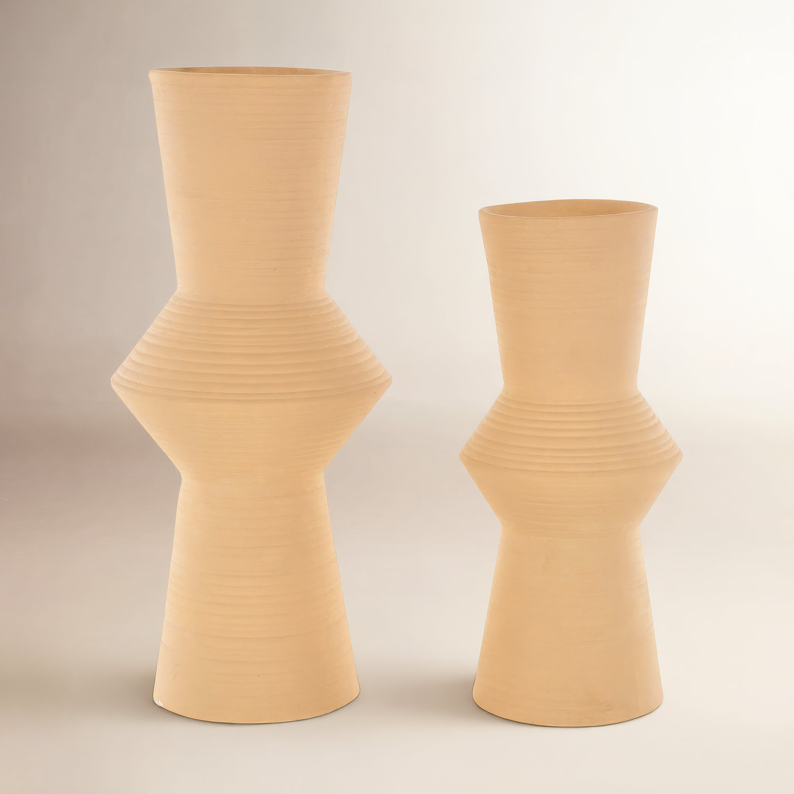 Tierre Ceramic Table Vase, Brown