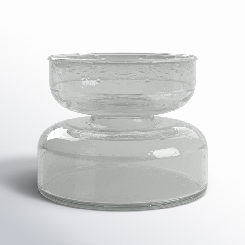 Vase en verre Jorah, Transparent