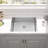 ADA 30" x 18" Singel Bowl 304 Stainless Steel Undermount Kitchen Sink